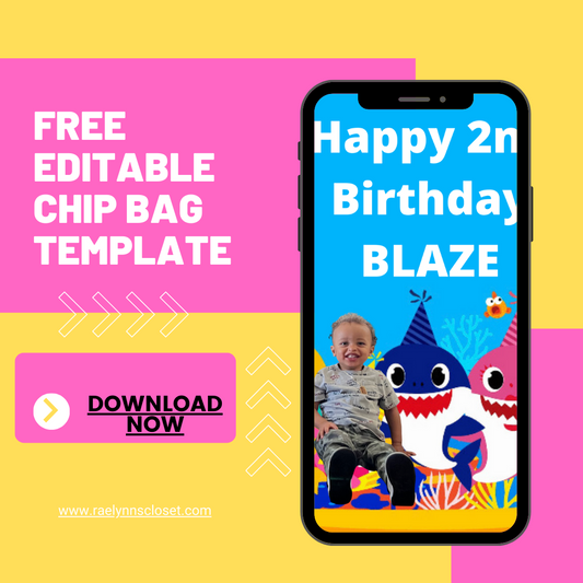 Free Chip Bag Template