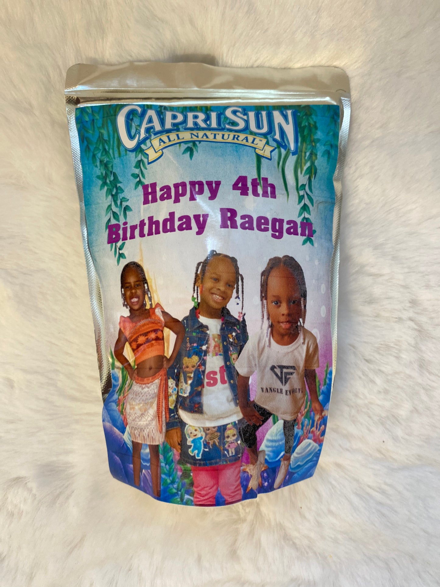 Personalized Capri Sun Labels