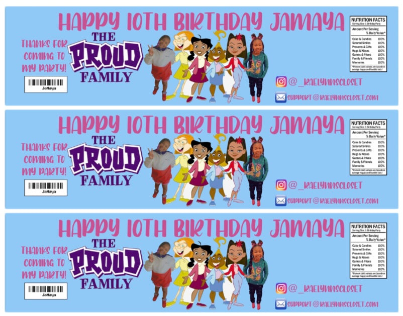 Personalized Water Bottle Labels