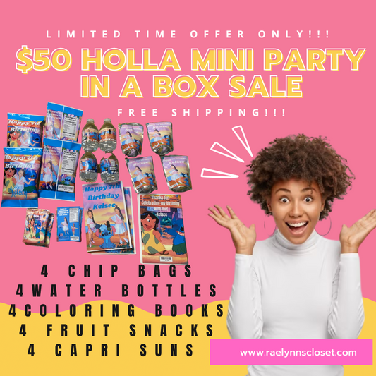 $50 Holla Mini Party In A Box