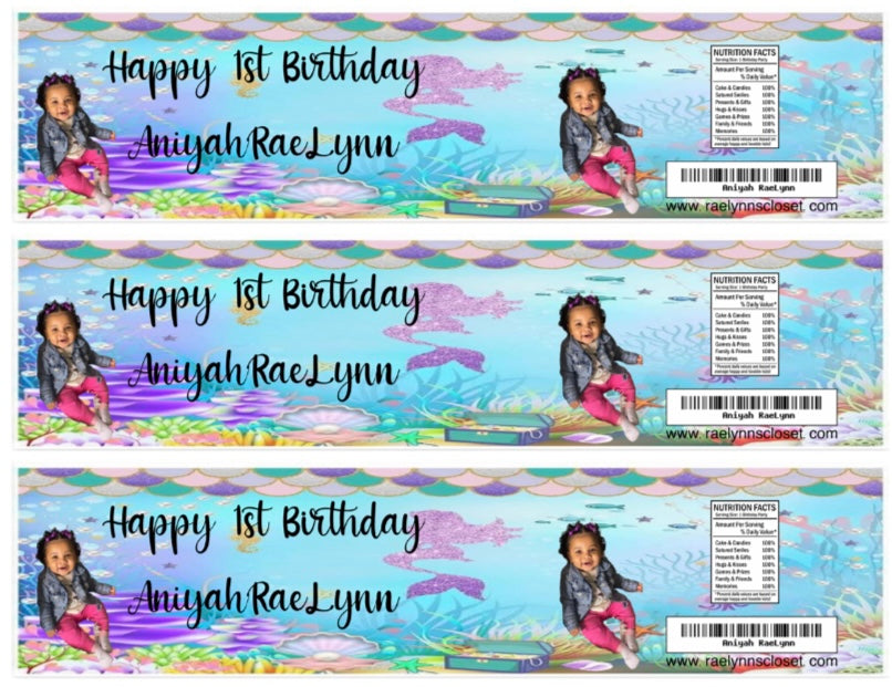 Personalized Water Bottle Labels