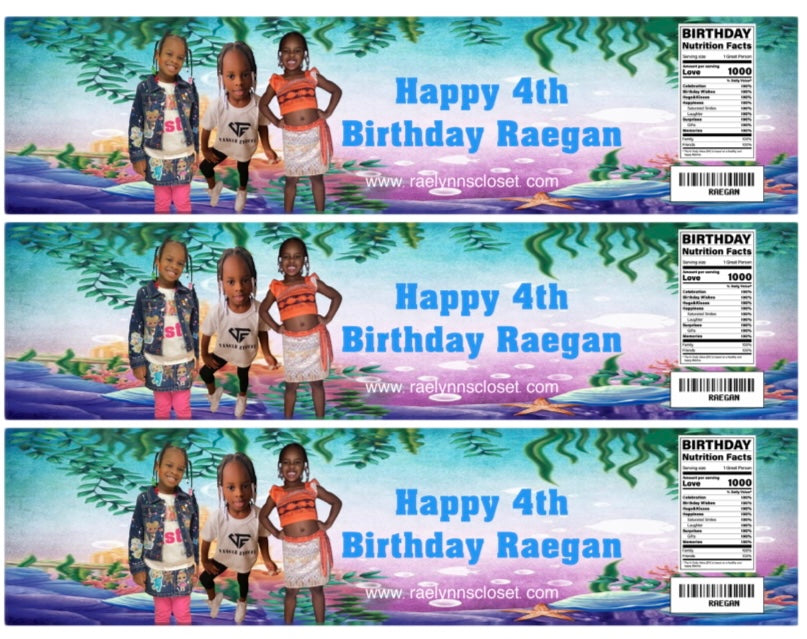 Personalized Water Bottle Labels