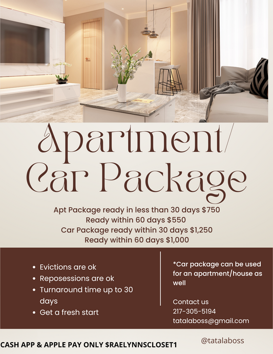 Apartment/Car Package